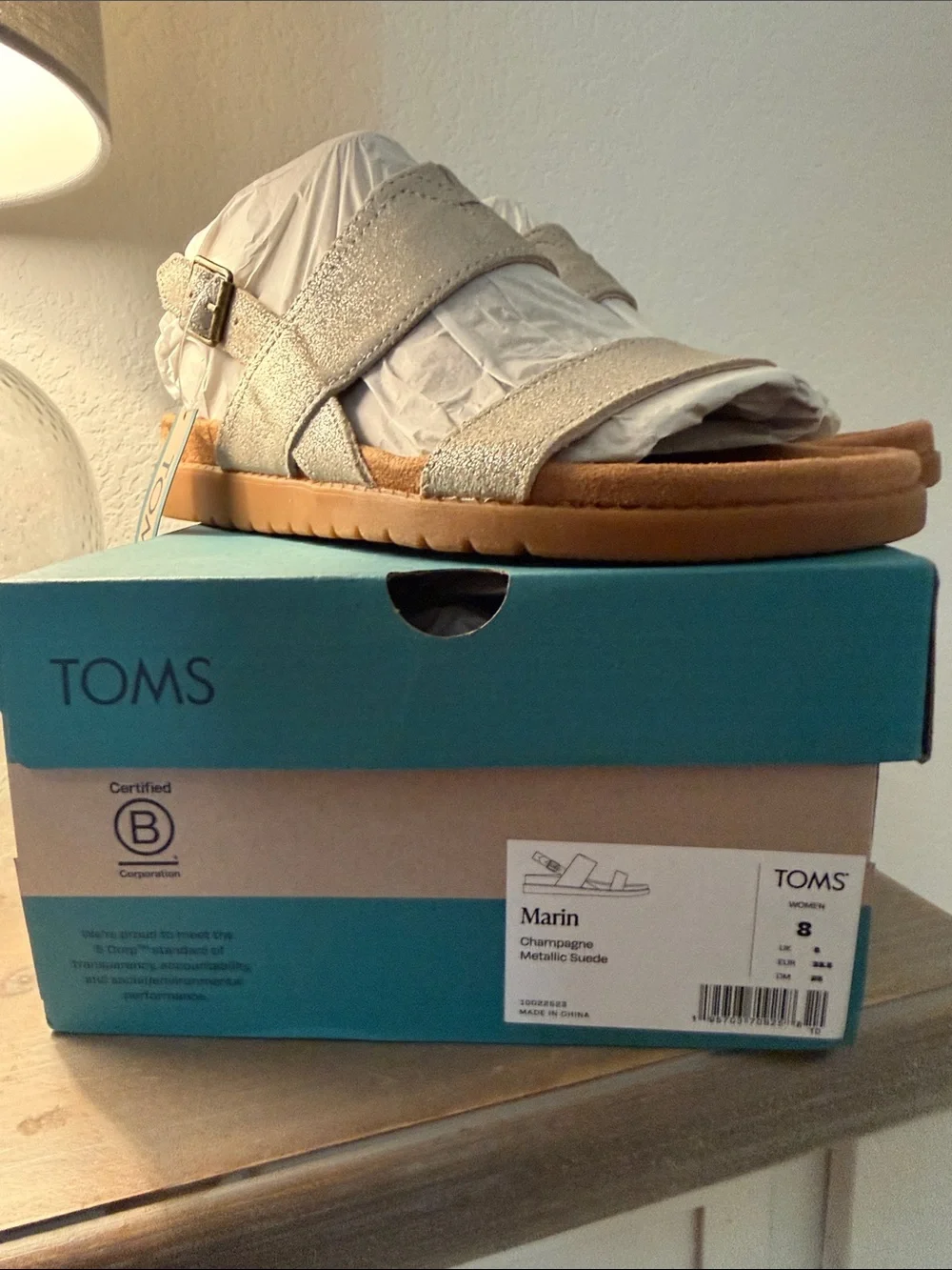 TOMS Marin Double-Strap Slide Sandals